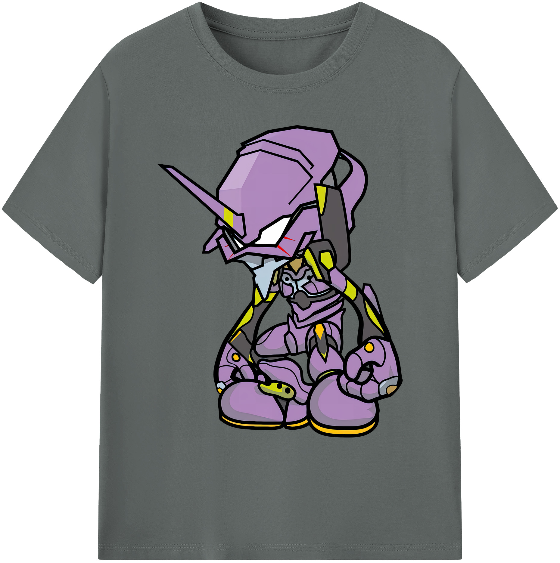 （画像用） EVA 新世紀エヴァンゲリオン 綿100％ メンズ半袖Tシャツ｜肌触りやわらか＆通気性
